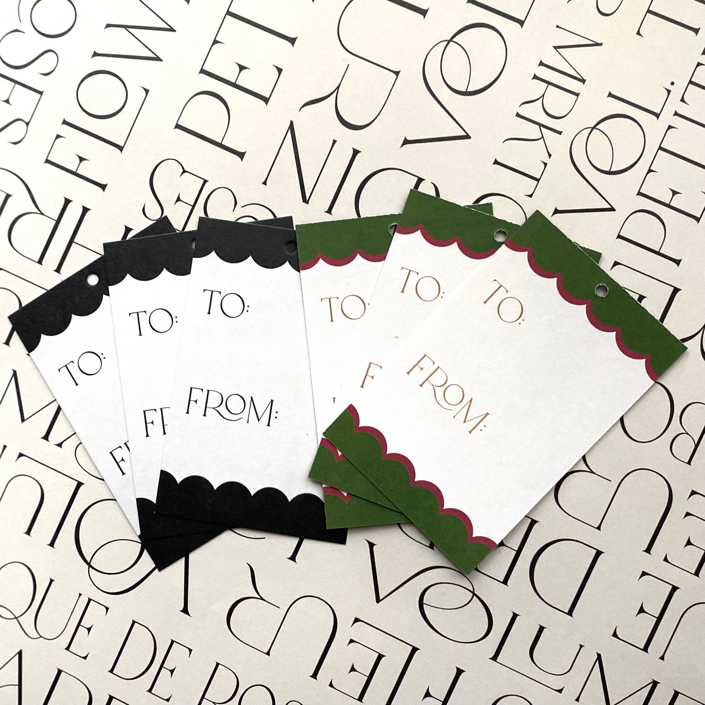 Reversible Gift Tags