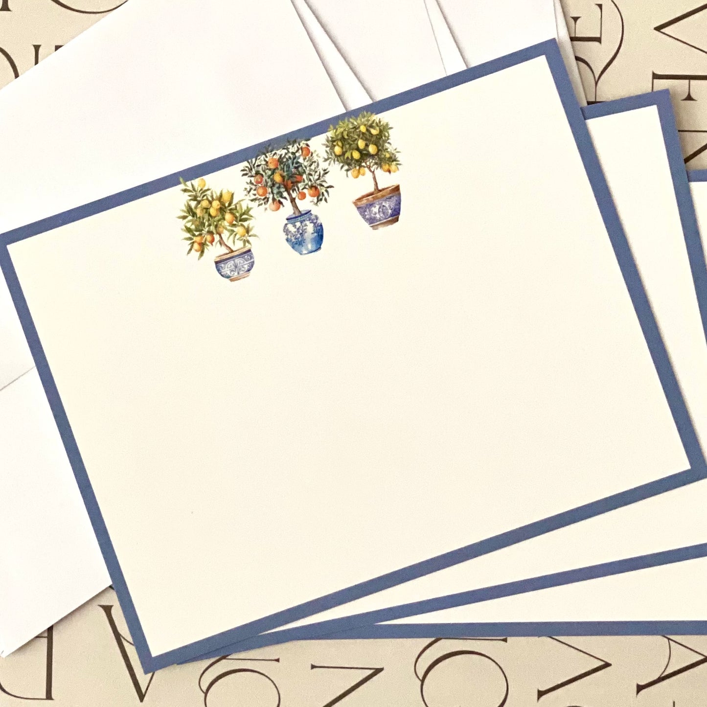 Topiary Note Card Set