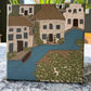 Euro Village 8x8 canvas