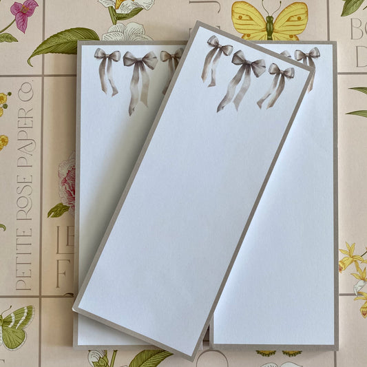 Ivory Bow Note Pad