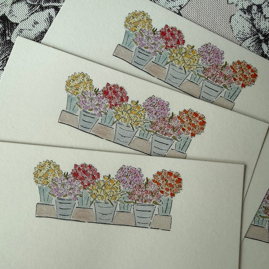 Flower Market Note Card Set