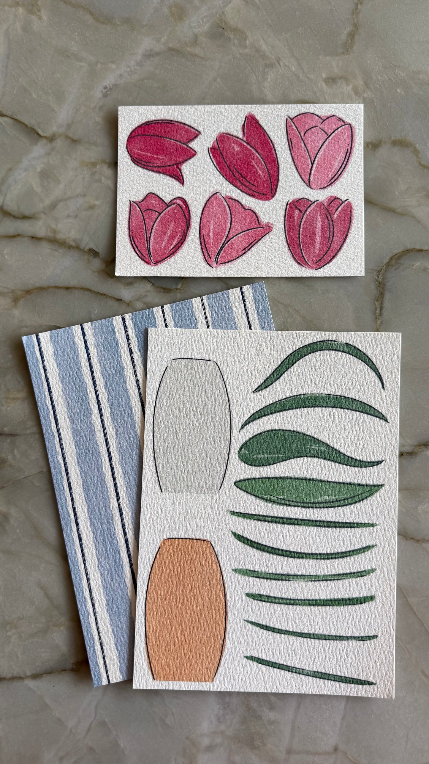 Tulip Collage Kit