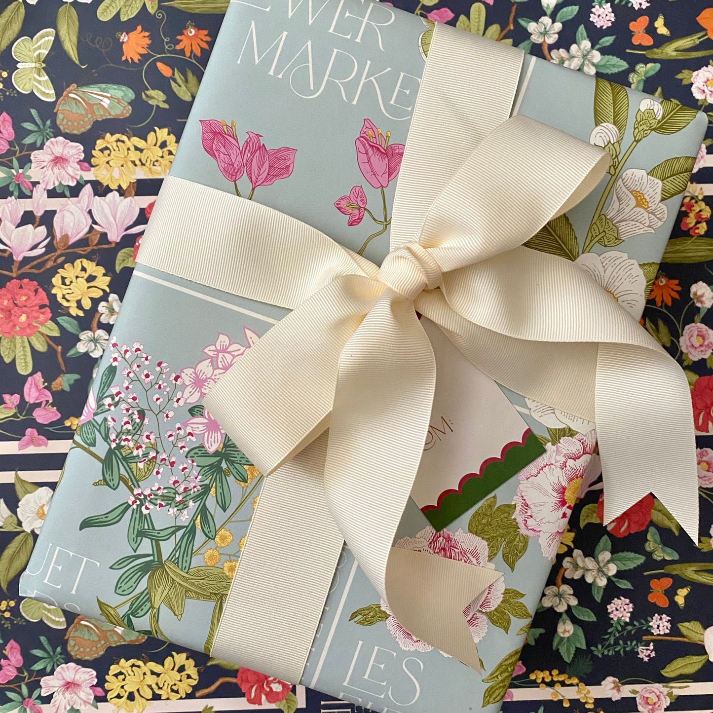 Secret Garden (Blue) Gift Wrap Bundle