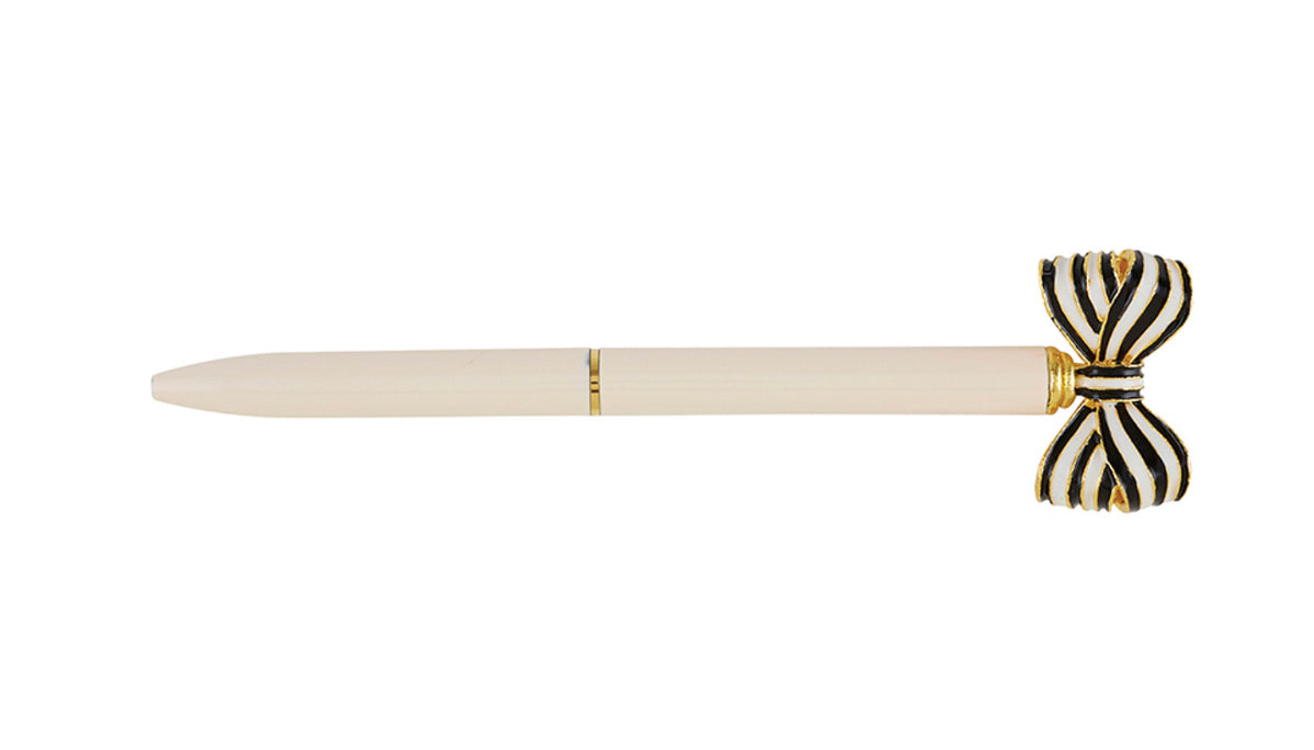Striped Bow Pen
