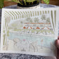 Poolside in Palm Springs Watercolor (framed)