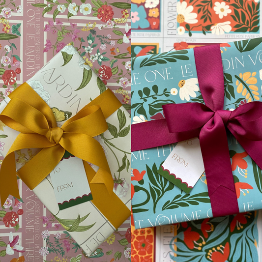 2-sku Reversible Gift Wrap Case Pack
