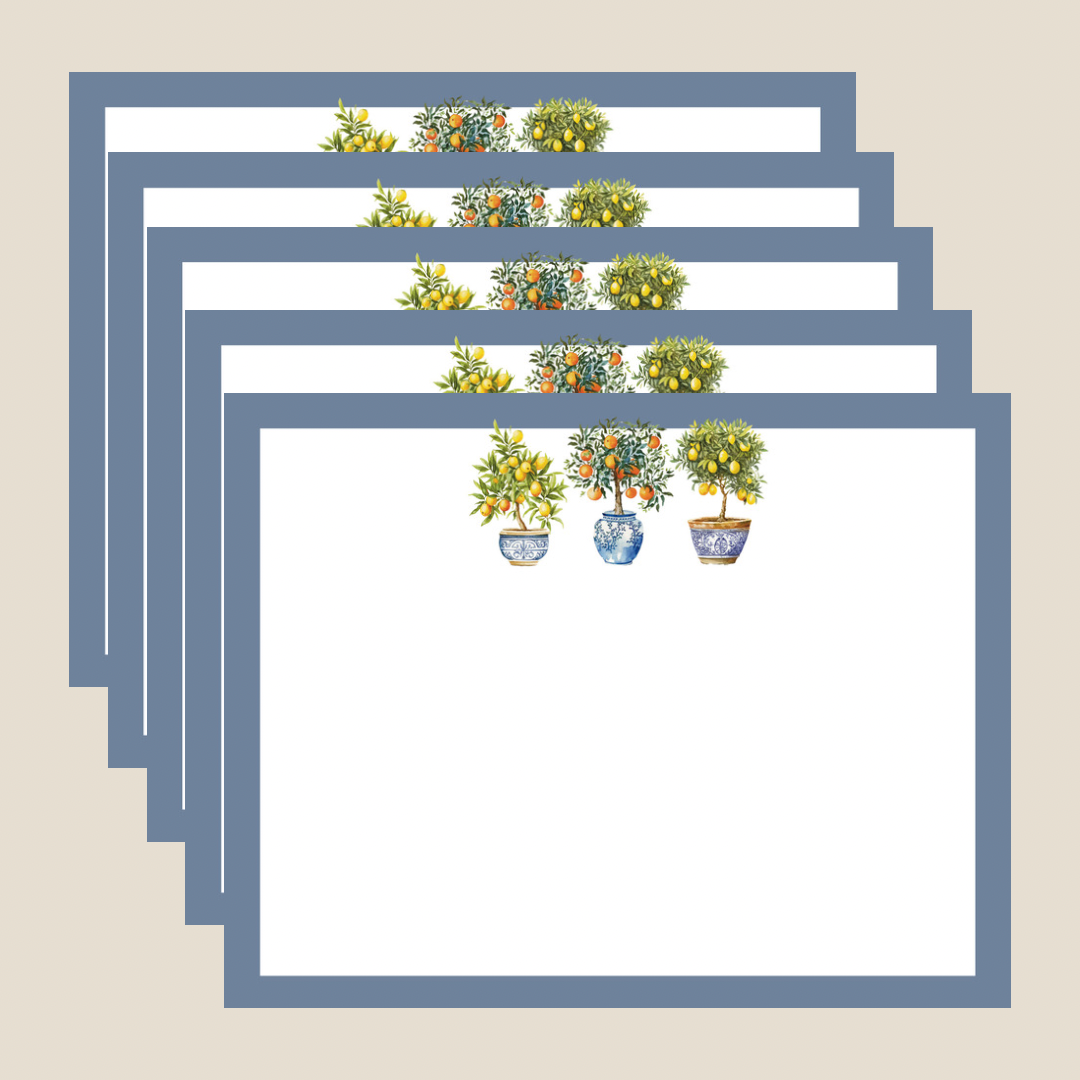 Topiary Note Card Set