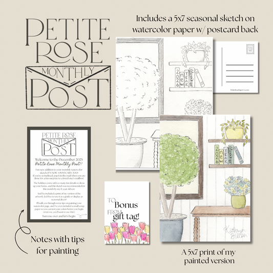 Monthly Watercolor Club