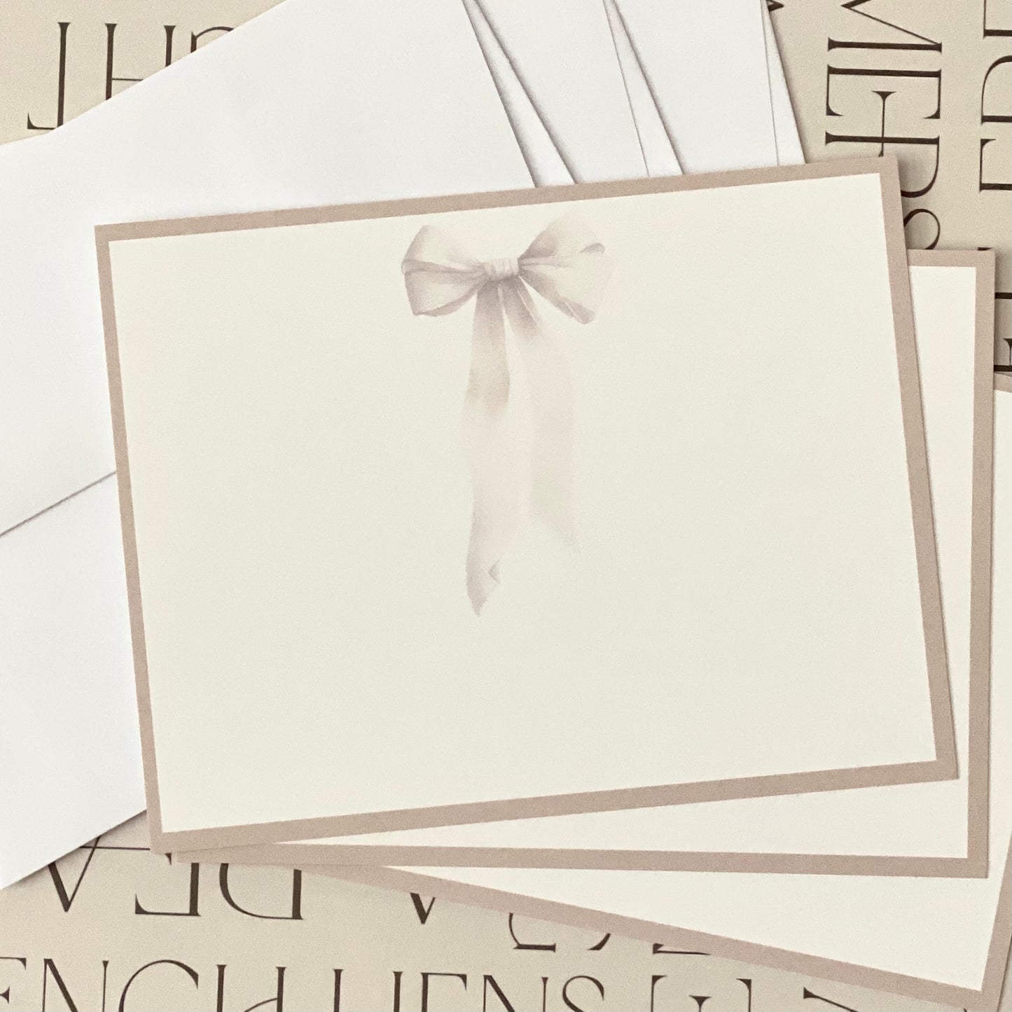 Bow Note Card Set