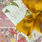 Secret Garden Blush/Cream Reversible Gift Wrap